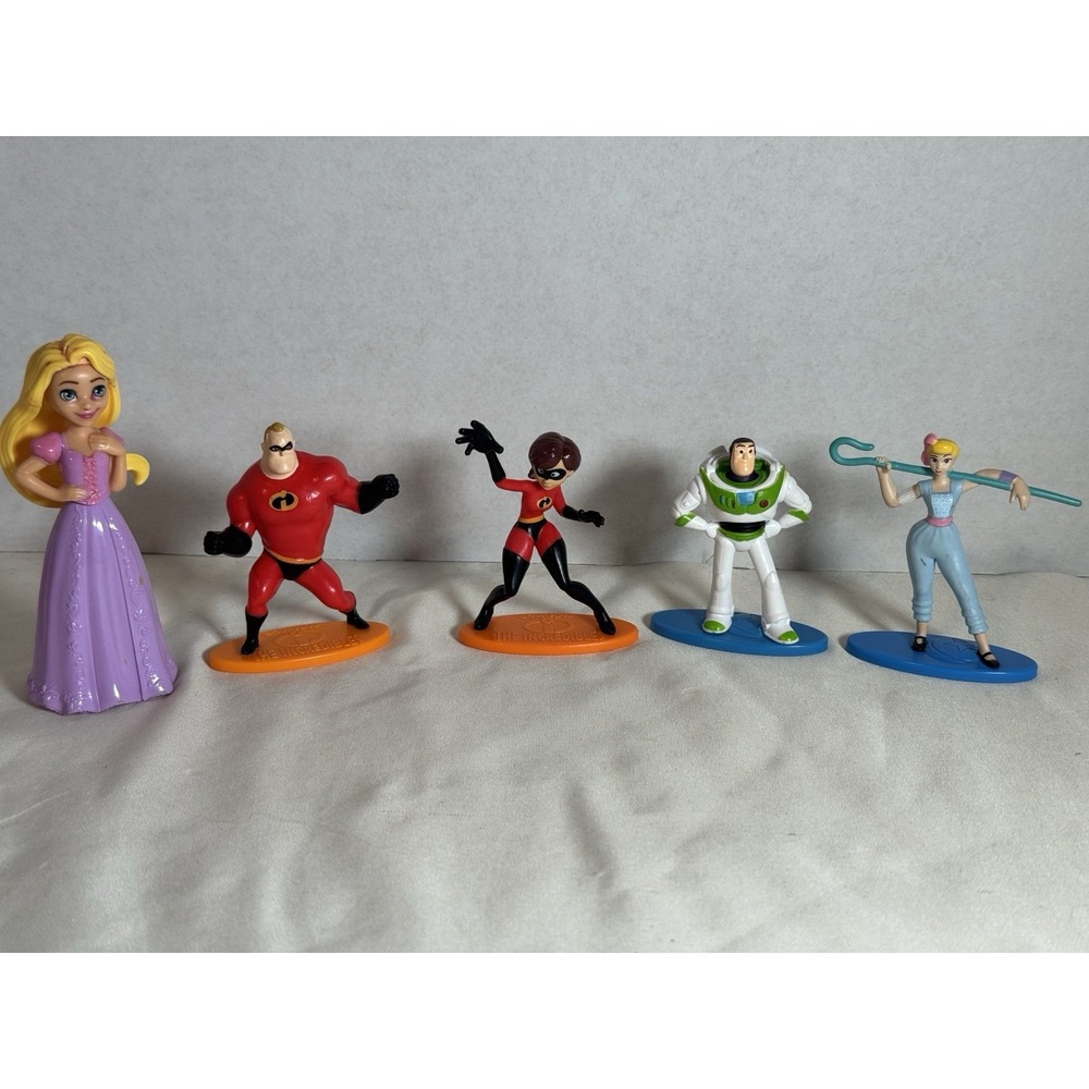 Disney Pixar Toy Lot Rapunzel Incredibles Toy Story 4 Mattel Figures 2019–2022